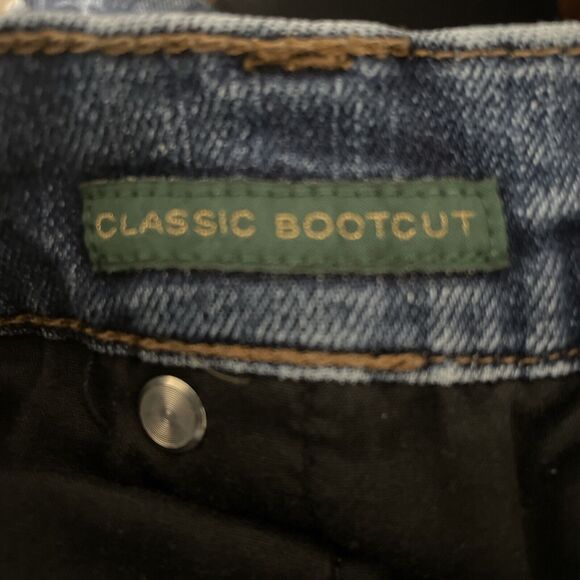Lauren Ralph Lauren Jeans Medium‎ Blue Classic Boot Cut Raw Hem 2 - Picture 8 of 10